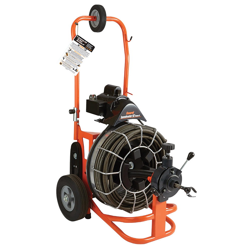 General Pipe Cleaners Speedrooter 92 R 100 ft. L Drain Cleaning machine