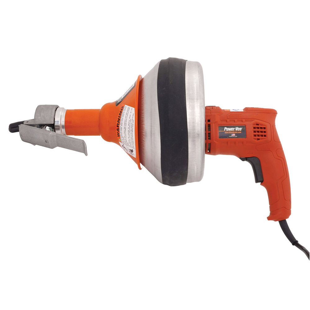 General Pipe Cleaners PowerVee 25ft. L Drain Auger